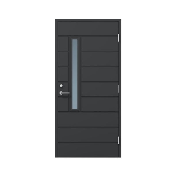 Ulko-ovi Aarni Design, 9-10x21, karmi 115mm, RR23 tummanharmaa
