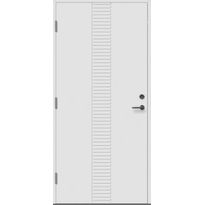 Ulko-ovi Aarni Raita, 9x21, karmi 115mm, vasenkätinen, valkoinen