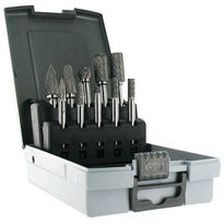 Kovametalliviilasarja Tivoly Technic, 10 kpl, Ø6–12mm