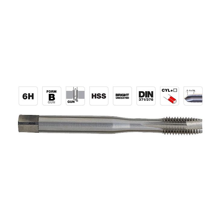 Konekierretappi Tivoly T Line, M10x1,5, HSS DIN