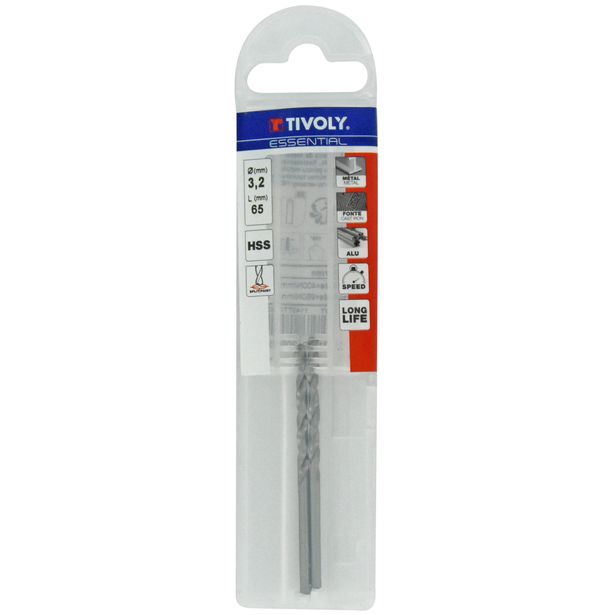Metalliporanterä Tivoly T Line, 3, 2mm, HSS, 2 kpl, Ø3