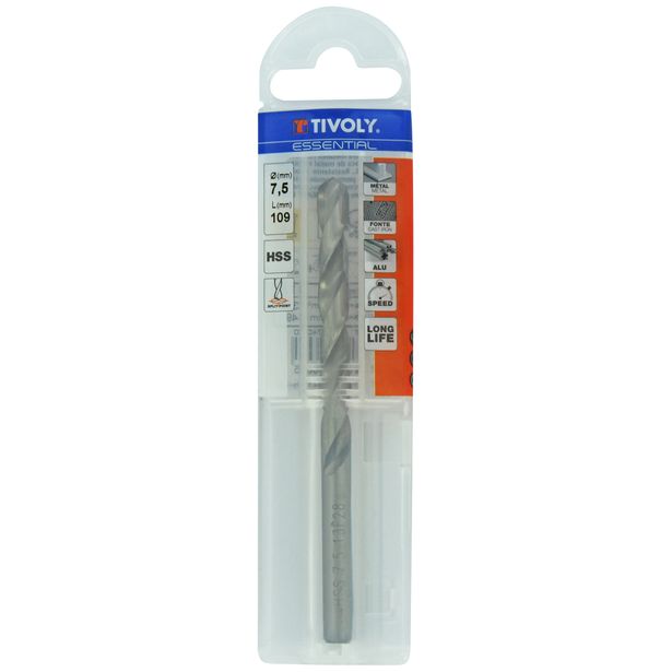 Metalliporanterä Tivoly T Line, 7, 5mm, HSS, Ø7