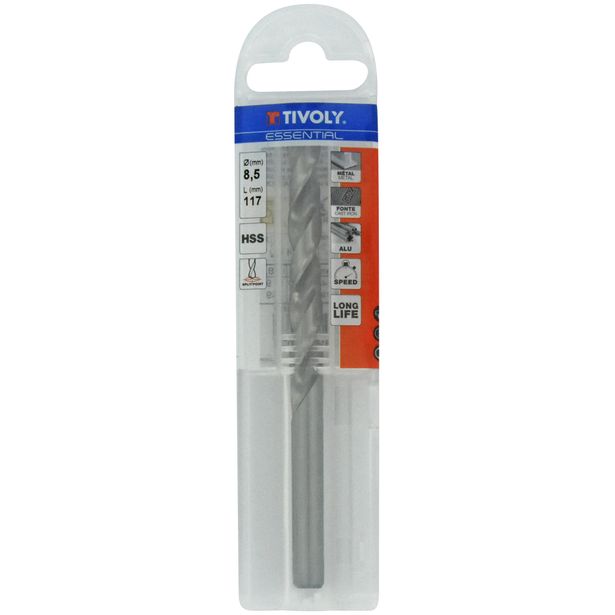 Metalliporanterä Tivoly T Line, 8, 5mm, HSS, Ø8