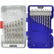 Metalliporanterä Tivoly T Line, 2–10mm, 18 kpl