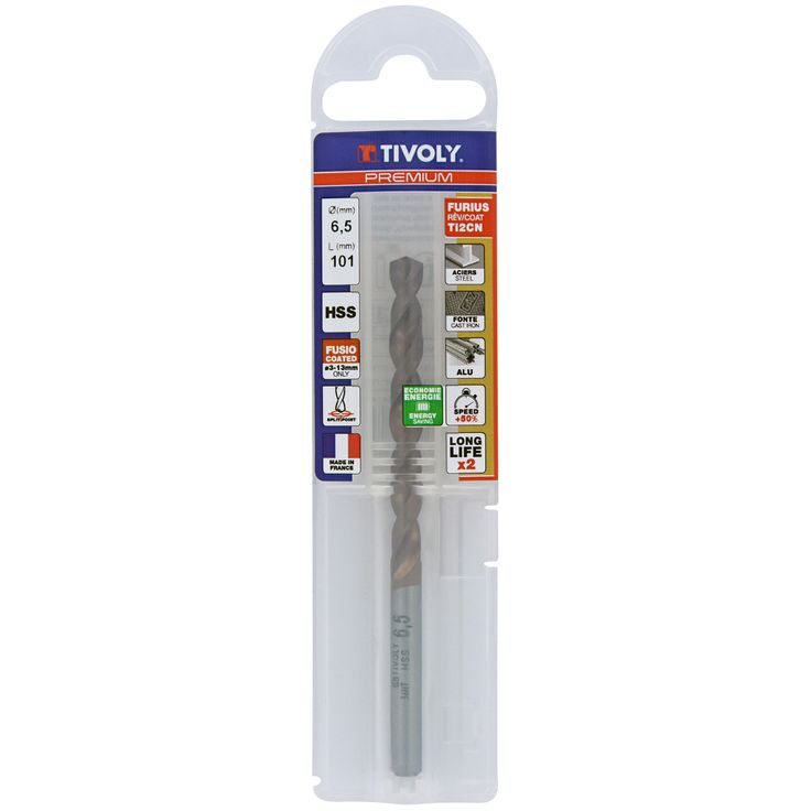 Metalliporanterä Tivoly Furius Fusio, 6, 5mm, 6.5
