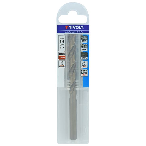Metalliporanterä Tivoly HSS-CO T Line, 8, 5mm