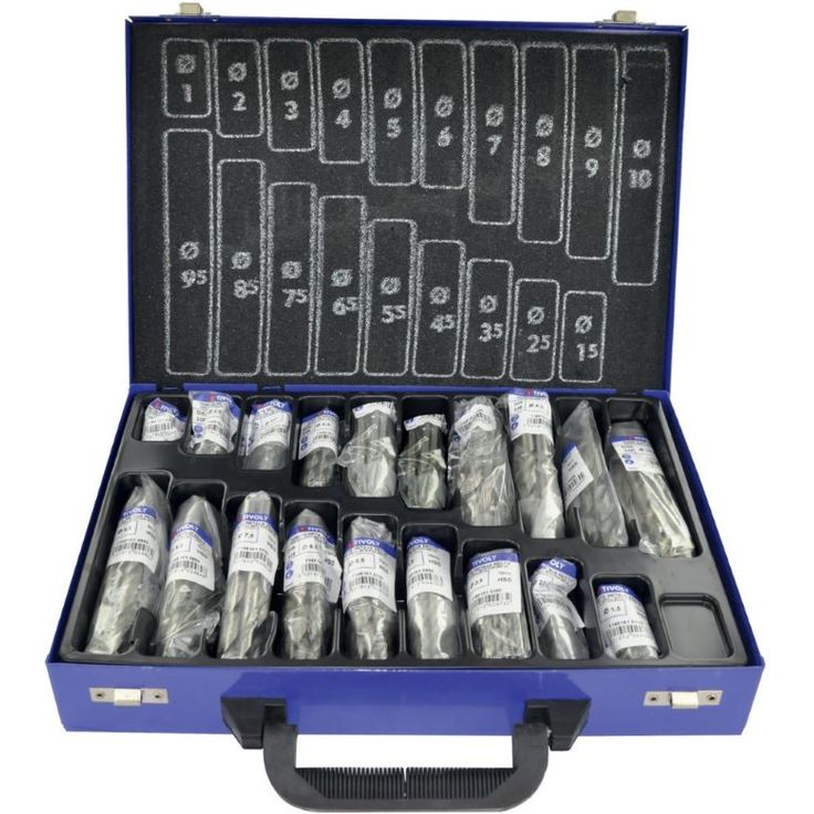Metalliporanterä Tivoly T-Line HSS, 1–10mm, 170 kpl