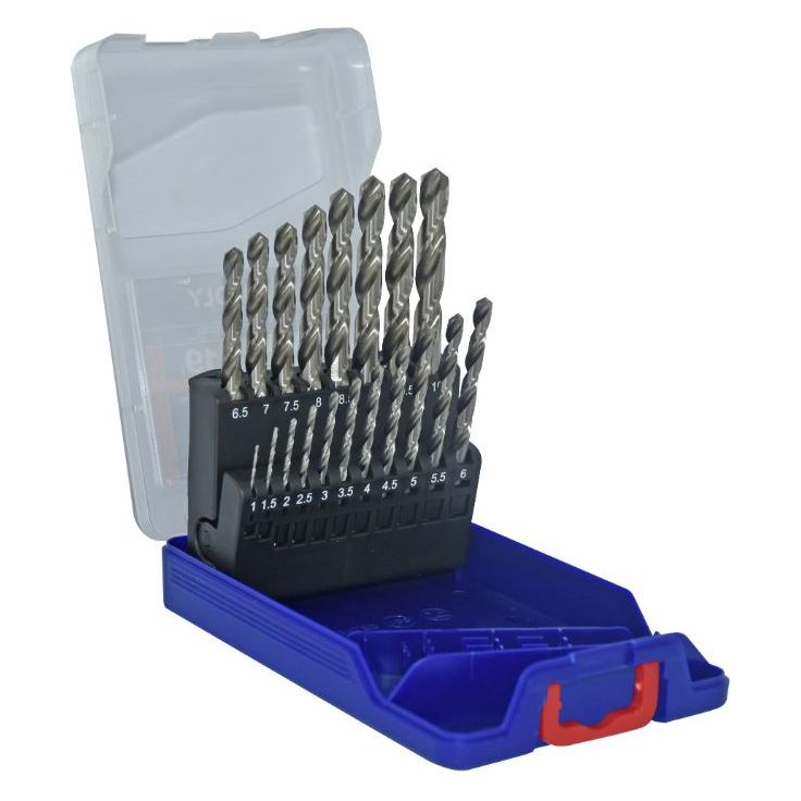 Metalliporanterä Tivoly, 1–10mm, 19 kpl