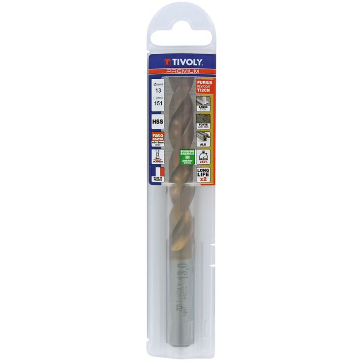 Metalliporanterä Tivoly Furius Fusio HSS, 13mm