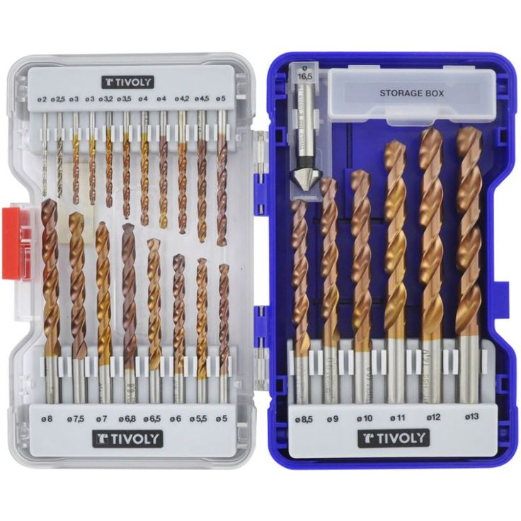 Metalliporanterä Tivoly Furius Fusio, 2–13mm, 26 kpl