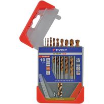 Metalliporanteräsarja Tivoly Furius Fusio HSS, 1–10mm, 10 kpl