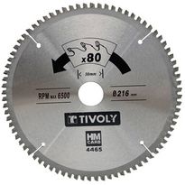 Pyörösahanterä Tivoly 160 × 20 × 2,5/1,5mm alumiinille ja värimetalleille
