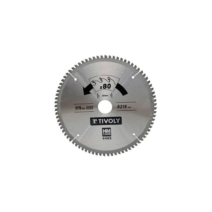 Pyörösahanterä Tivoly 160 × 20 × 2,5/1,5mm alumiinille ja värimetalleille