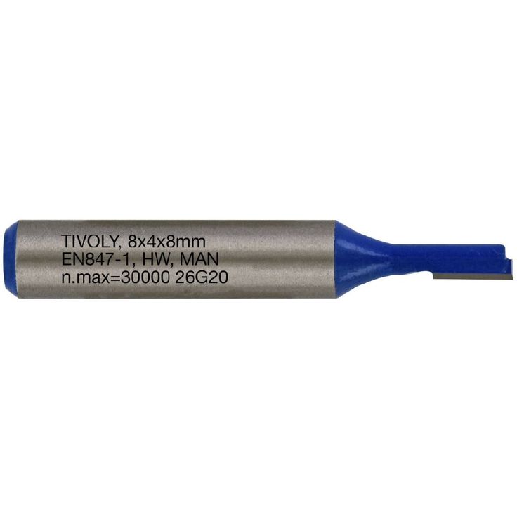 Suorajyrsin Tivoly, 4x8mm