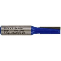 Suorajyrsin Tivoly, 6x8mm