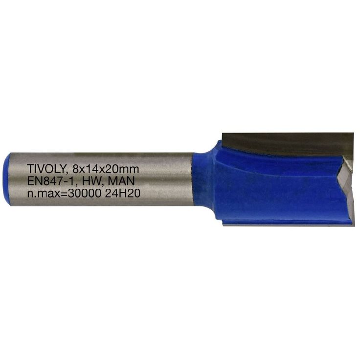 Suorajyrsin Tivoly, 14x8mm