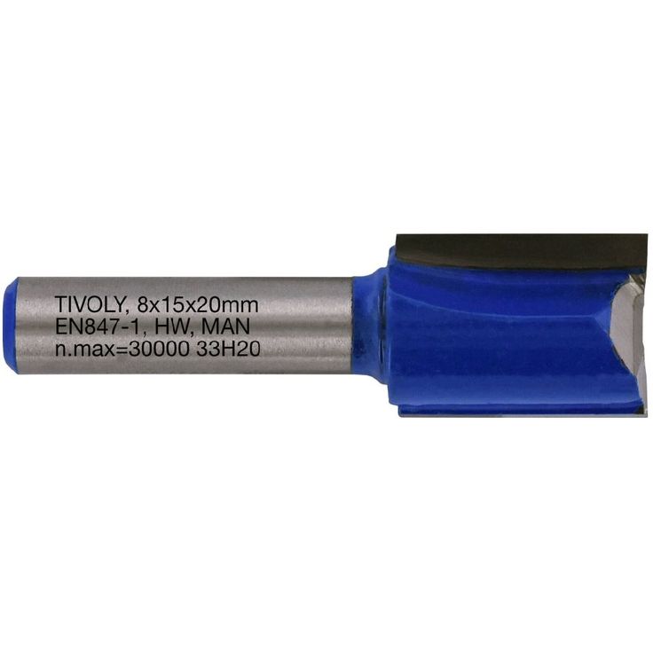 Suorajyrsin Tivoly, 15x8mm