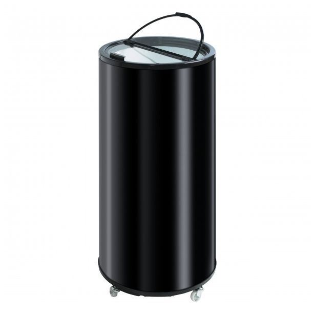 Tynnyrijääkaappi Scandomestic TK66BE, ø45cm, musta