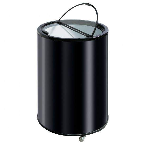 Tynnyrijääkaappi Scandomestic TK86BE ø57 cm black
