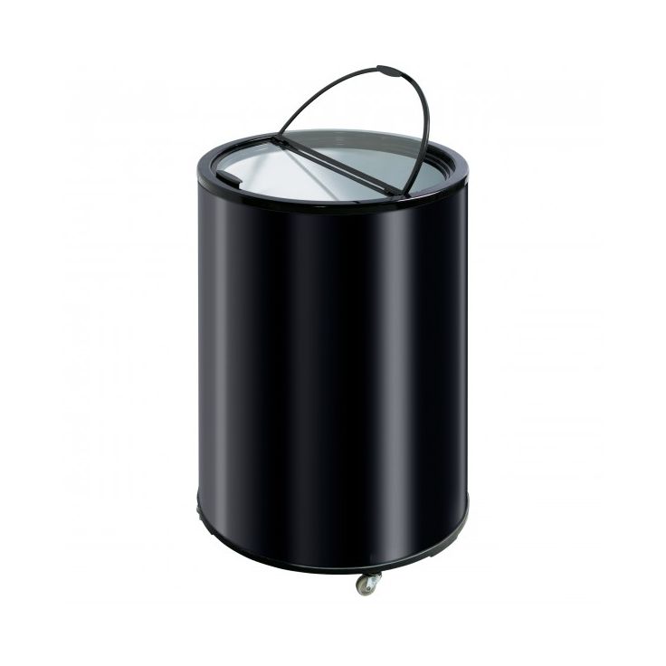 Tynnyrijääkaappi Scandomestic TK86BE ø57 cm black
