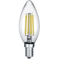 LED-lamppu Trio E14, filament, kynttiläkupu, 4W, 470lm, 2700K