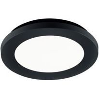LED-plafondi Trio Camillus, 17 cm, mattamusta
