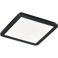 LED-plafondi Trio Camillus, 30x30 cm, mattamusta