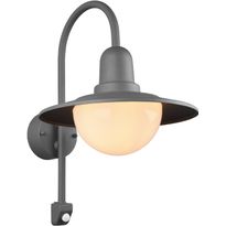 Seinävalaisin Trio Norman, E27, liiketunnistimella, antrasiitti