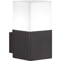 Seinävalaisin Hudson, sis. 4W LED, IP44, musta