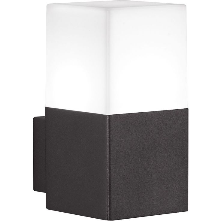 Seinävalaisin Hudson, sis. 4W LED, IP44, musta