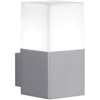 Seinävalaisin Hudson, sis. 4W LED, IP44, harmaa