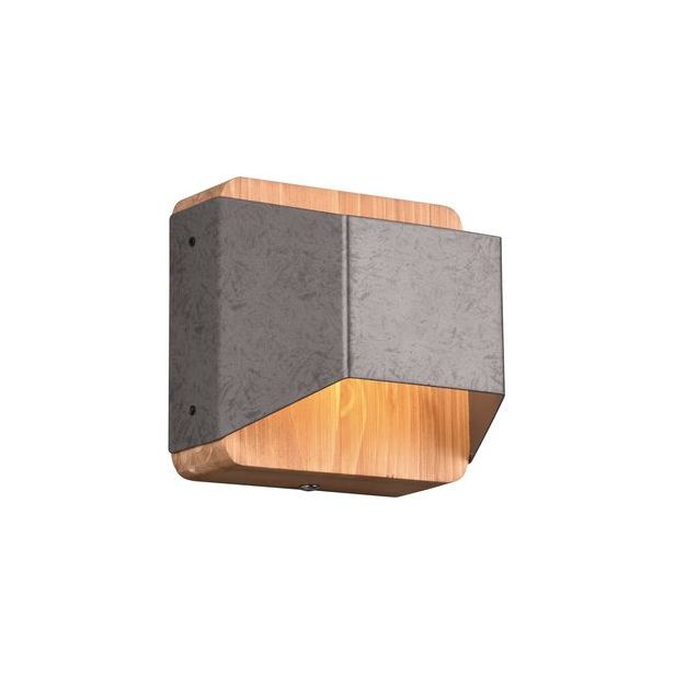LED-seinävalaisin Trio Arino, 12cm, antiikkiteräs