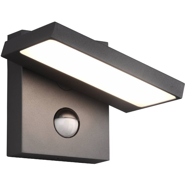 LED-seinävalaisin Trio Horton, liiketunnistimella, antrasiitti