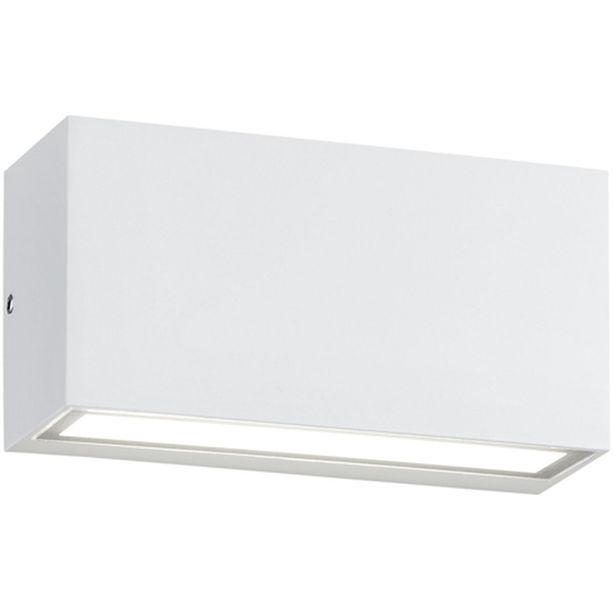 LED-seinävalaisin ulos Trio Trent 50x140x70mm, mattavalkoinen