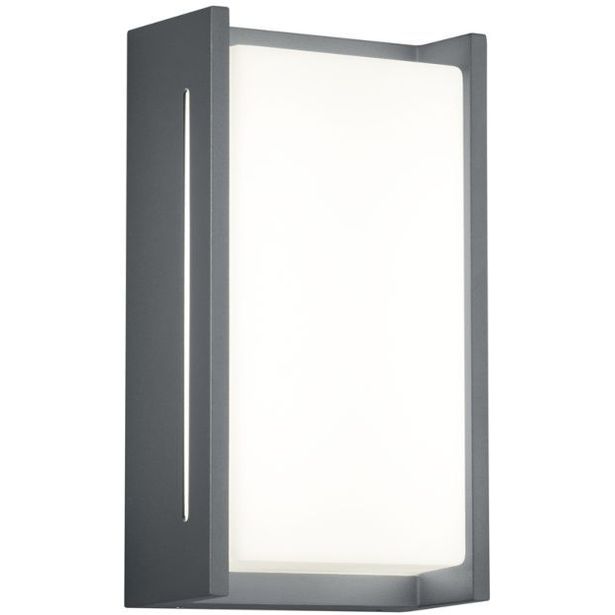 LED-seinävalaisin Trio Indus 129x233 mm, antrasiitti IP54