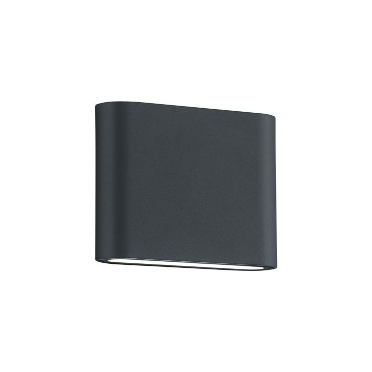 LED-seinävalaisin Trio Thames II, 115x90 mm, antrasiitti