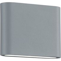 LED-seinävalaisin Trio Thames II, 115x90 mm, harmaa