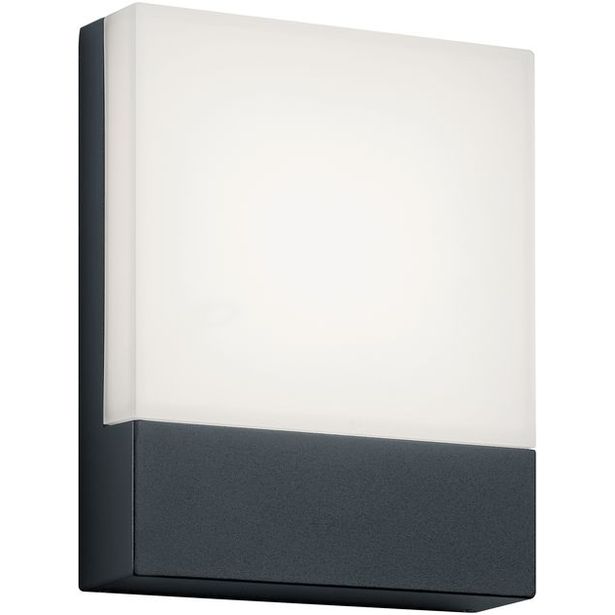 LED-seinävalaisin Trio Pecos 200x160 mm, antrasiitti