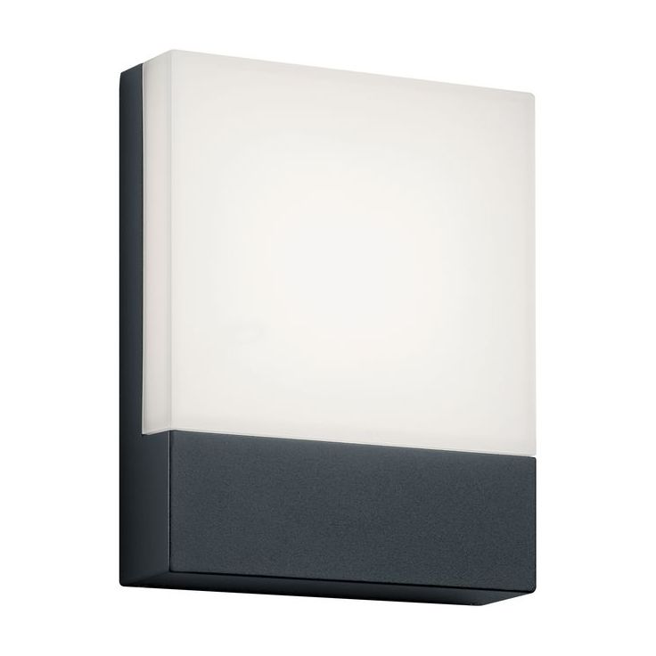 LED-seinävalaisin Trio Pecos 200x160 mm, antrasiitti