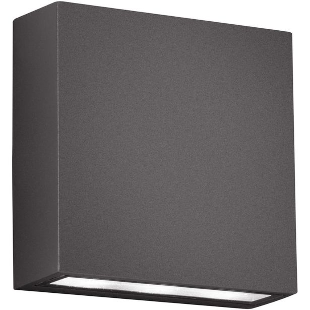 Seinävalaisin Thames, LED 2x3W, IP54, musta