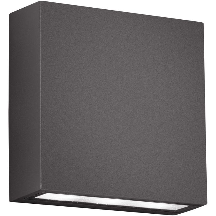 Seinävalaisin Thames, LED 2x3W, IP54, musta