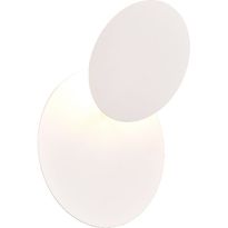 LED-seinävalaisin Trio Mio, pyöreä, mattavalkoinen