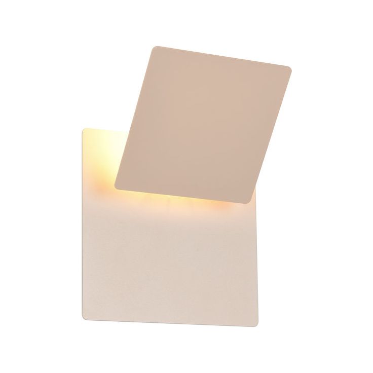 Seinävalaisin Trio Mio LED 3000K neliö lämmin beige