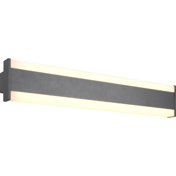 LED-seinävalaisin Trio Dawson, 60cm, antrasiitti