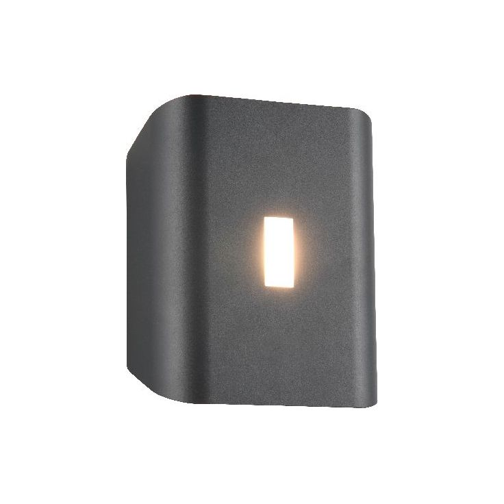 LED-seinävalaisin Trio Santerno antrasiitti