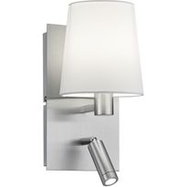 LED-seinävalaisin Trio Marriot, 308x140x176mm, harjattu teräs/valkoinen