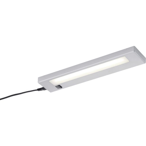 LED-työpistevalaisin 4W 350lm 3000K, 340x70x20mm, harmaa