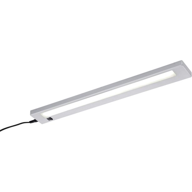 LED-työpistevalaisin 7W 700lm 3000K, 550x70x20mm, harmaa