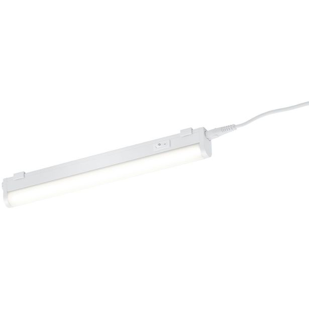 LED-työpistevalaisin 4W 350lm 3000K, 280x25x40mm, valkoinen