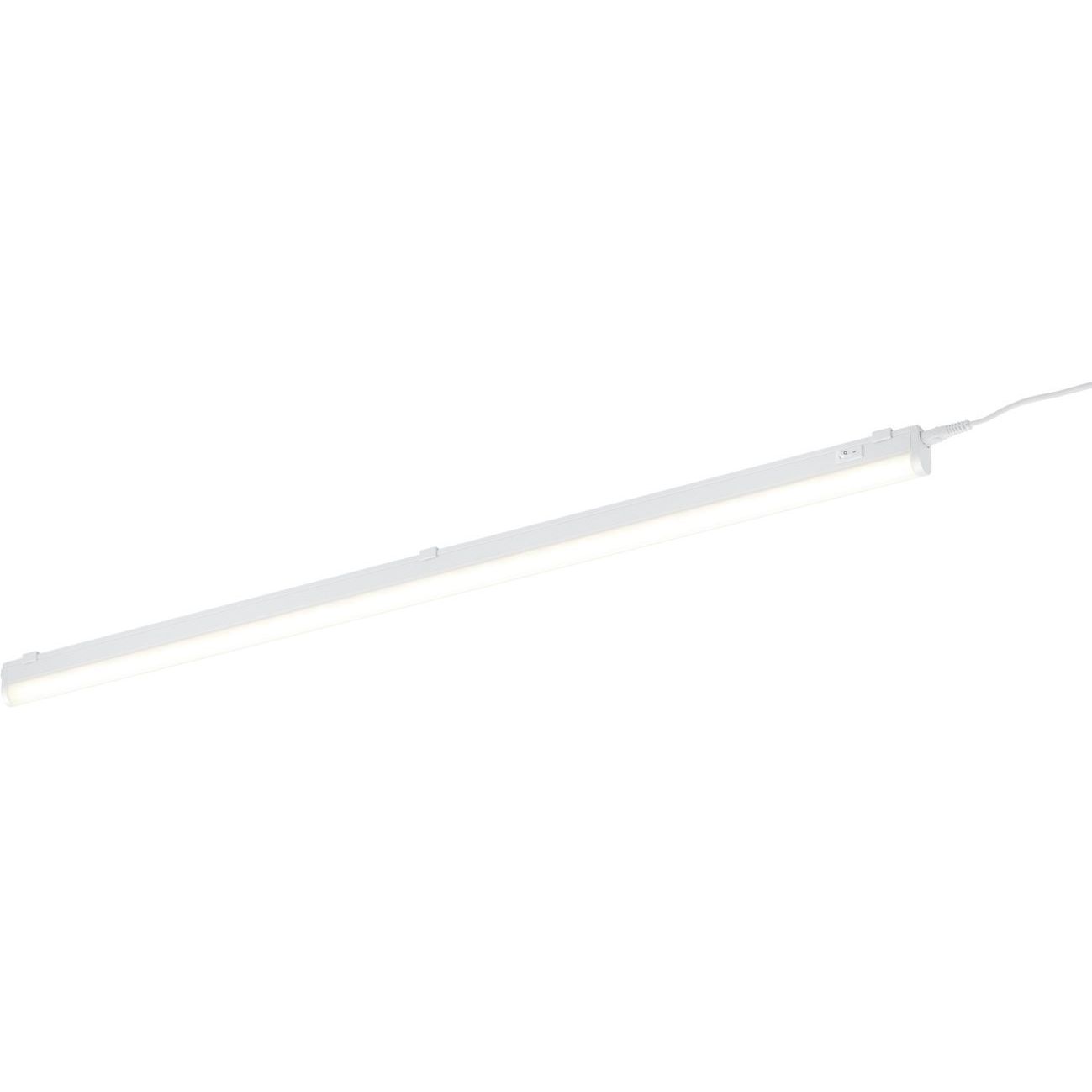 LED-työpistevalaisin 12W 1400lm 3000K, 840x25x40mm, valkoinen